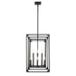 Z-Lite Easton 17" 8-Light Matte Black Chandelier