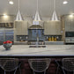 Z-Lite Eaton 12" 1-Light Brushed Nickel Iron Pendant Light