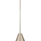 Z-Lite Eaton 12" 1-Light Brushed Nickel Iron Pendant Light