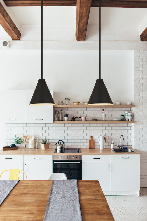 Z-Lite Eaton 12" 1-Light Matte Black Iron Pendant Light
