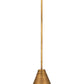 Z-Lite Eaton 12" 1-Light Rubbed Brass Iron Pendant Light