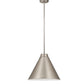 Z-Lite Eaton 18" 1-Light Brushed Nickel Iron Pendant Light