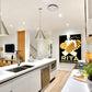 Z-Lite Eaton 18" 1-Light Brushed Nickel Iron Pendant Light