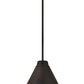 Z-Lite Eaton 18" 1-Light Matte Black Iron Pendant Light
