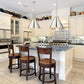 Z-Lite Eaton 18" 1-Light Polished Nickel Iron Pendant Light