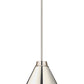 Z-Lite Eaton 18" 1-Light Polished Nickel Iron Pendant Light