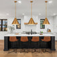 Z-Lite Eaton 18" 1-Light Rubbed Brass Iron Pendant Light
