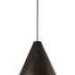 Z-Lite Eaton 24" 1-Light Bronze Plate Iron Pendant Light