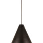 Z-Lite Eaton 24" 1-Light Bronze Plate Iron Pendant Light