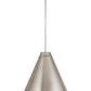 Z-Lite Eaton 24" 1-Light Brushed Nickel Iron Pendant Light