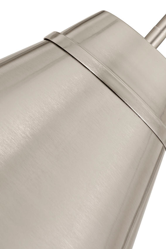 Z-Lite Eaton 24" 1-Light Brushed Nickel Iron Pendant Light