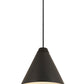 Z-Lite Eaton 24" 1-Light Matte Black Iron Pendant Light