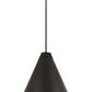 Z-Lite Eaton 24" 1-Light Matte Black Iron Pendant Light