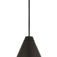Z-Lite Eaton 24" 1-Light Matte Black Iron Pendant Light
