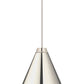 Z-Lite Eaton 24" 1-Light Polished Nickel Iron Pendant Light