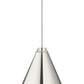 Z-Lite Eaton 24" 1-Light Polished Nickel Iron Pendant Light