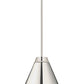 Z-Lite Eaton 24" 1-Light Polished Nickel Iron Pendant Light