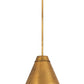 Z-Lite Eaton 24" 1-Light Rubbed Brass Iron Pendant Light
