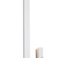 Z-Lite Edge 5" W x 19" H 2-Light LED White Outdoor Wall Sconce With Sandblast Glass Shade