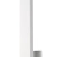 Z-Lite Edge 5" W x 19" H 2-Light LED White Outdoor Wall Sconce With Sandblast Glass Shade