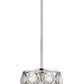 Z-Lite Eternity 9" 1-Light Chrome Pendant Light With Clear Crystal Shade