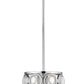 Z-Lite Eternity 9" 1-Light Chrome Pendant Light With Clear Crystal Shade