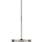 Z-Lite Eternity 9" 1-Light Chrome Pendant Light With Clear Crystal Shade