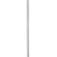 Z-Lite Ethos 5" 1-Light LED Chrome Pendant Light With Chisel Glass Shade