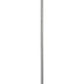 Z-Lite Ethos 5" 1-Light LED Chrome Pendant Light With Chisel Glass Shade