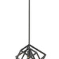 Z-Lite Euclid 12" 1-Light Matte Black Steel Mini Pendant Light