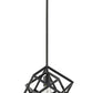 Z-Lite Euclid 12" 1-Light Matte Black Steel Mini Pendant Light