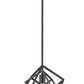 Z-Lite Euclid 12" 1-Light Matte Black Steel Mini Pendant Light