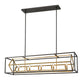 Z-Lite Euclid 13" 10-Light Olde Brass and Bronze Steel Island Light