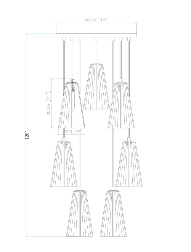 Z-Lite Farrell 18" 7-Light Brushed Nickel Chandelier With White Glass Shade