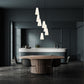 Z-Lite Farrell 18" 7-Light Matte Black Chandelier With White Glass Shade