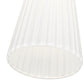 Z-Lite Farrell 3043P6-ROD 6" 1-Light Brushed Nickel Pendant Light With White Glass Shade