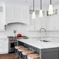 Z-Lite Farrell 3043P6-ROD 6" 1-Light Matte Black Pendant Light With White Glass Shade