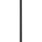 Z-Lite Farrell 3043P6-ROD 6" 1-Light Matte Black Pendant Light With White Glass Shade