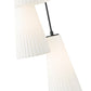Z-Lite Farrell 3043P7-5R 12" 5-Light Matte Black Chandelier With White Glass Shade