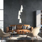 Z-Lite Farrell 3043P7-5R 12" 5-Light Modern Gold Chandelier With White Glass Shade