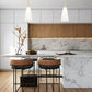 Z-Lite Farrell 3043P7-ROD 7" 1-Light Modern Gold Pendant Light With White Glass Shade