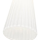 Z-Lite Farrell 6" 1-Light Brushed Nickel Pendant Light With White Glass Shade