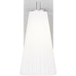 Z-Lite Farrell 6" 1-Light Brushed Nickel Wall Sconce With White Glass Shade