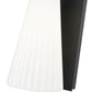 Z-Lite Farrell 6" 1-Light Matte Black Wall Sconce With White Glass Shade