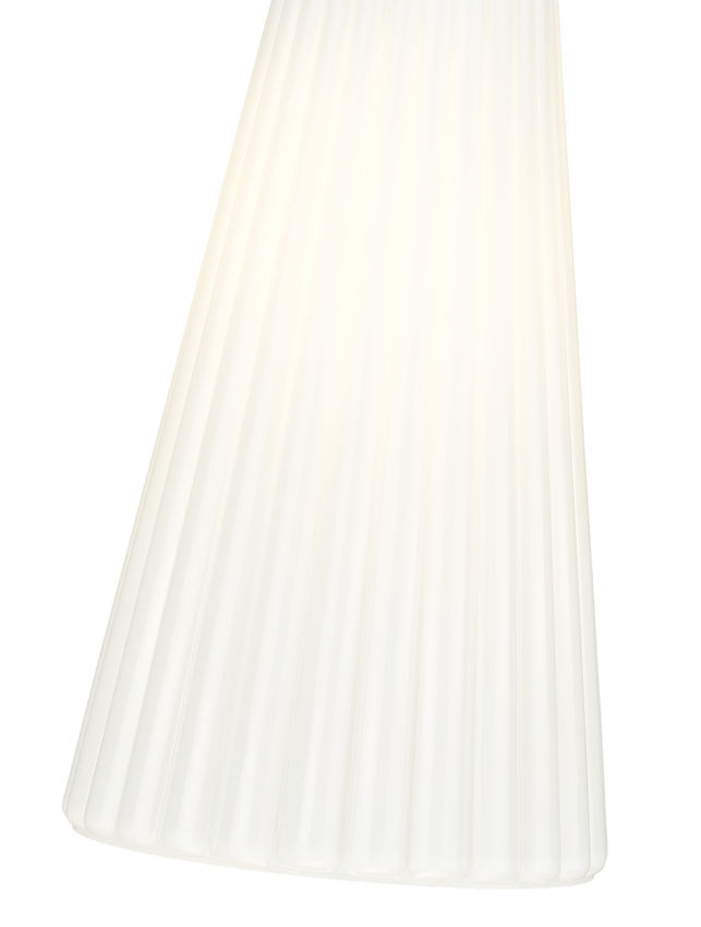 Z-Lite Farrell 6" 1-Light Modern Gold Pendant Light With White Glass Shade