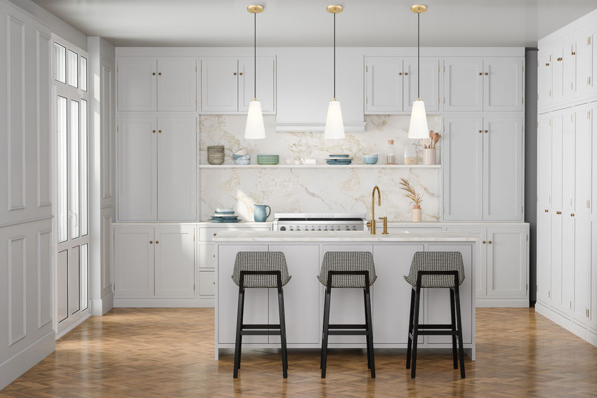 Z-Lite Farrell 6" 1-Light Modern Gold Pendant Light With White Glass Shade