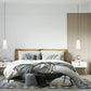 Z-Lite Farrell 7" 1-Light Brushed Nickel Pendant Light With White Glass Shade