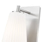 Z-Lite Farrell 7" 1-Light Brushed Nickel Wall Sconce With White Glass Shade