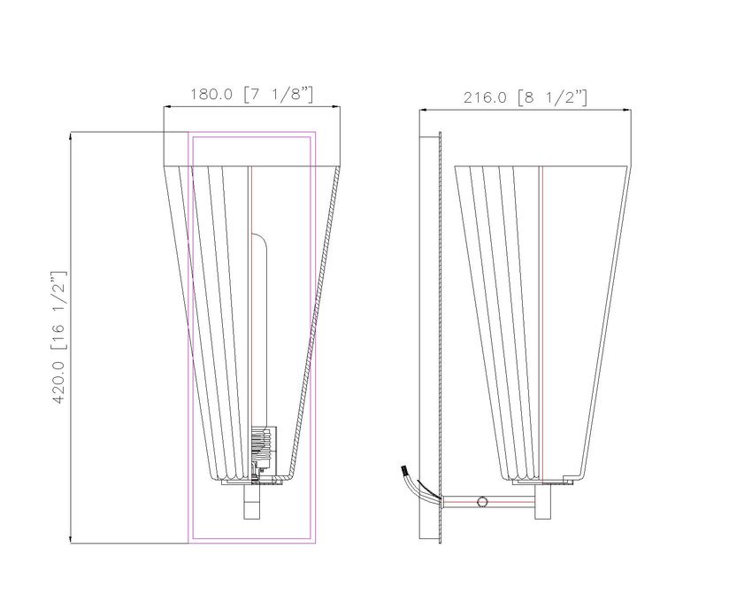 Z-Lite Farrell 7" 1-Light Brushed Nickel Wall Sconce With White Glass Shade