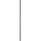 Z-Lite Flair 5" 1-Light Antique Nickel Pendant Light With Clear Glass Shade